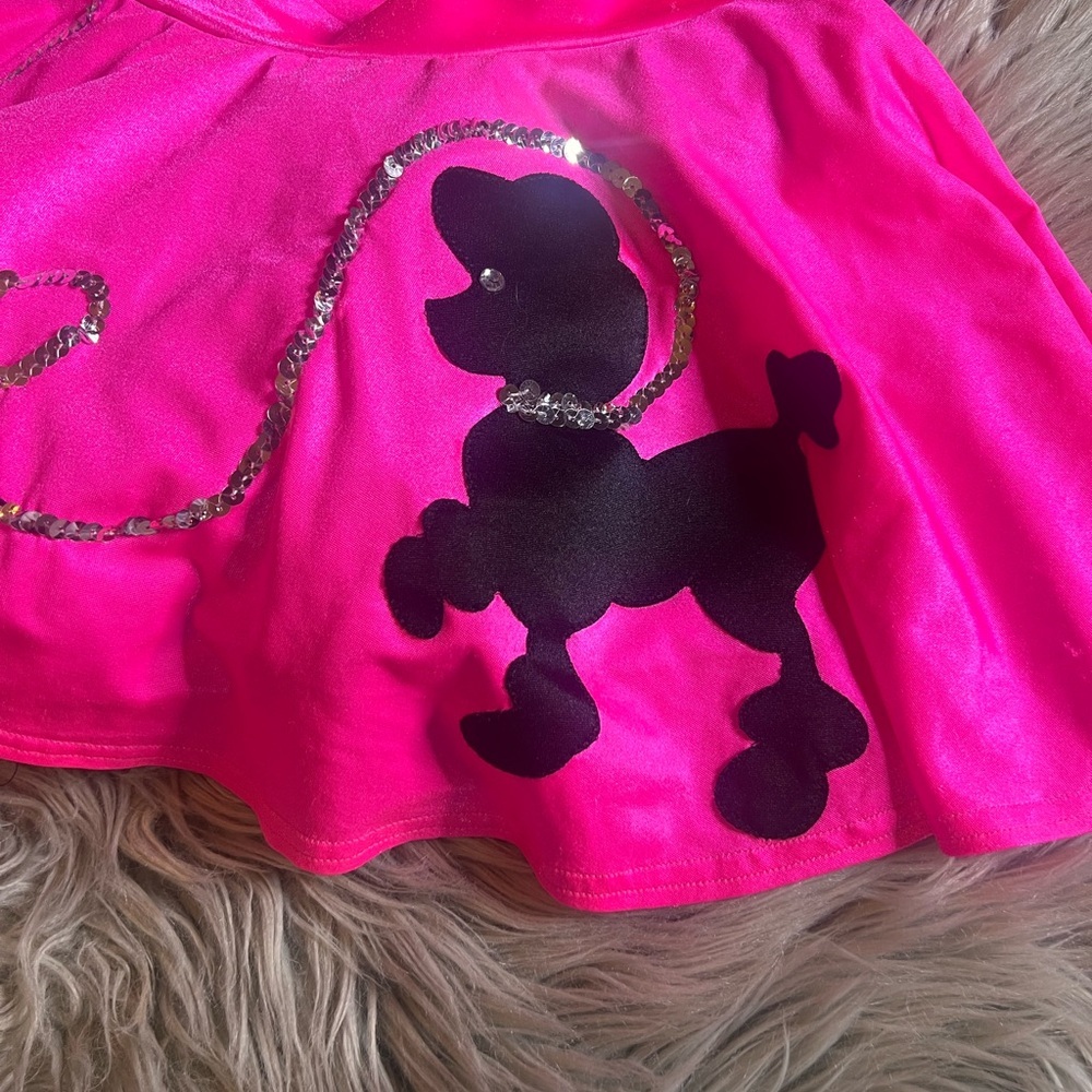 Custom made poodle skirt costume - Picture 3 of 9